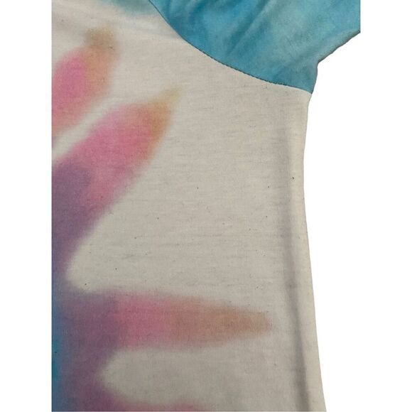 Tie Dye T Shirt Casual Sleepwear Hippie Funky Colorful Lounge - Picture 5 of 11
